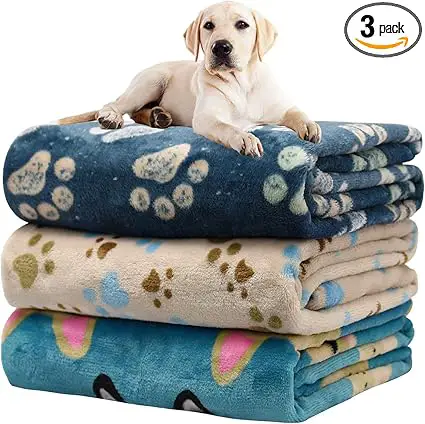Rezutan Premium Flannel Fleece Pet Blanket