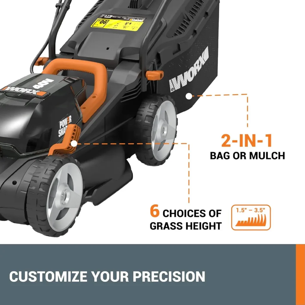 WORX 40V Cordless Lawn Mower Review (14″ WG779): Better Than Nitro? 2 WORX 40V Cordless Lawn Mower review