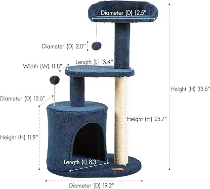 ClevaHome Small Cat Tree 2 Home Critique