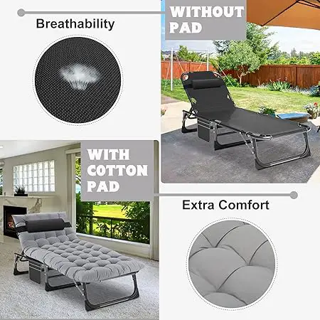 ABORON Chaise Lounge Chair Review – 5 Amazing Features of This Heavy-Duty Outdoor Sunbathing Lounger 2 ABORON Chaise Lounge Chair