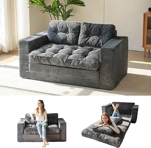 MAXYOYO Convertible Sofa Bed Review – Ultimate 2-in-1 Folding Loveseat for Living Room & Guest Space 1 MAXYOYO Convertible Sofa Bed