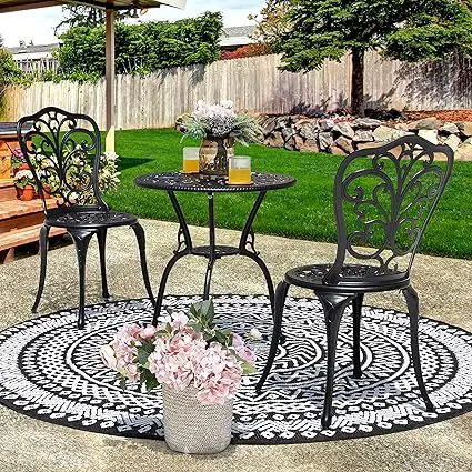 NUU GARDEN 3 Piece Bistro Set