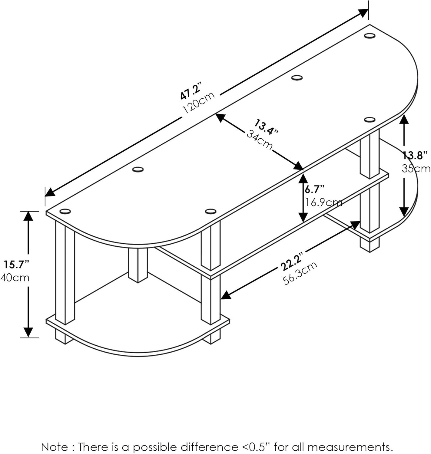 Furinno TV Entertainment Center