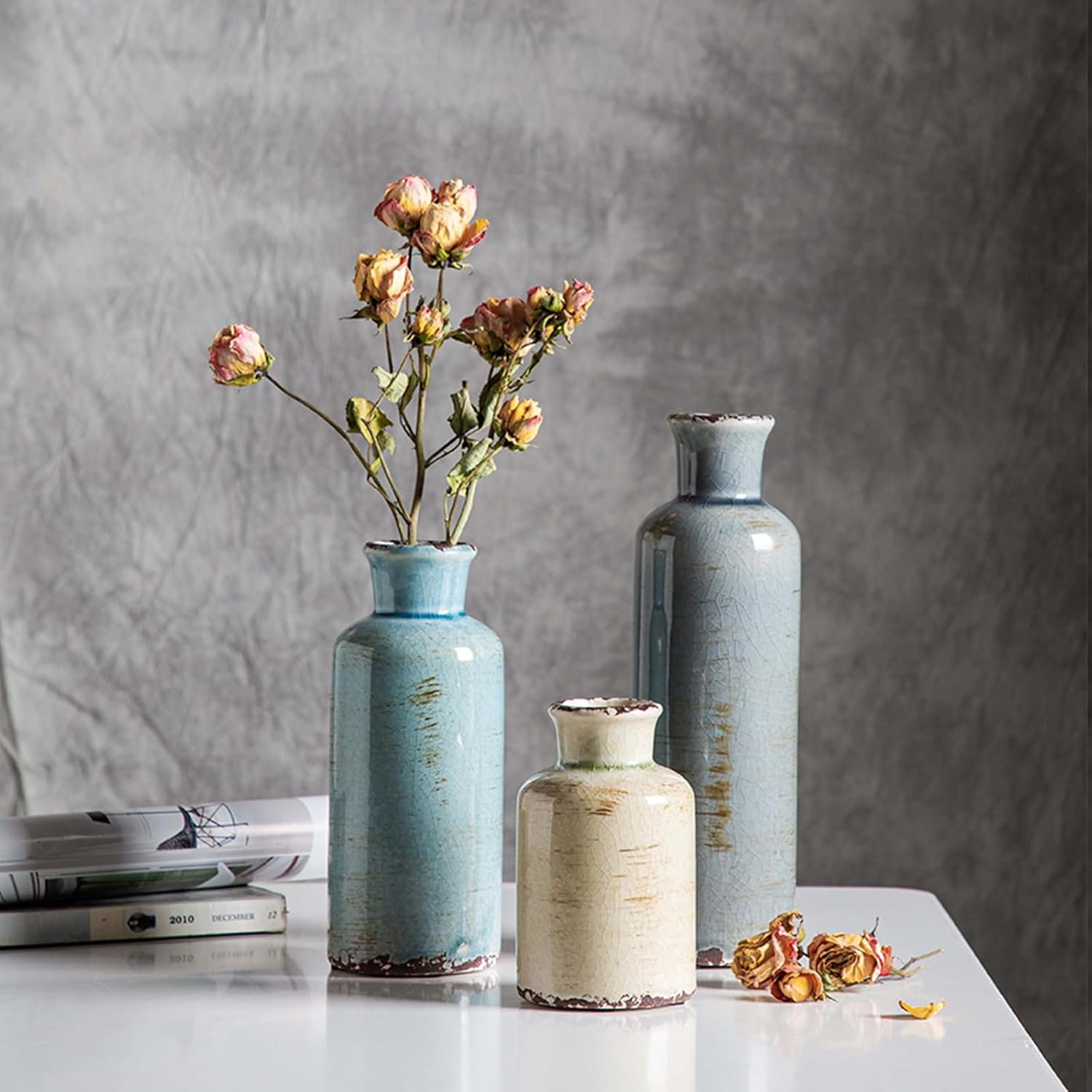 CwlwGO Ceramic Vase Set