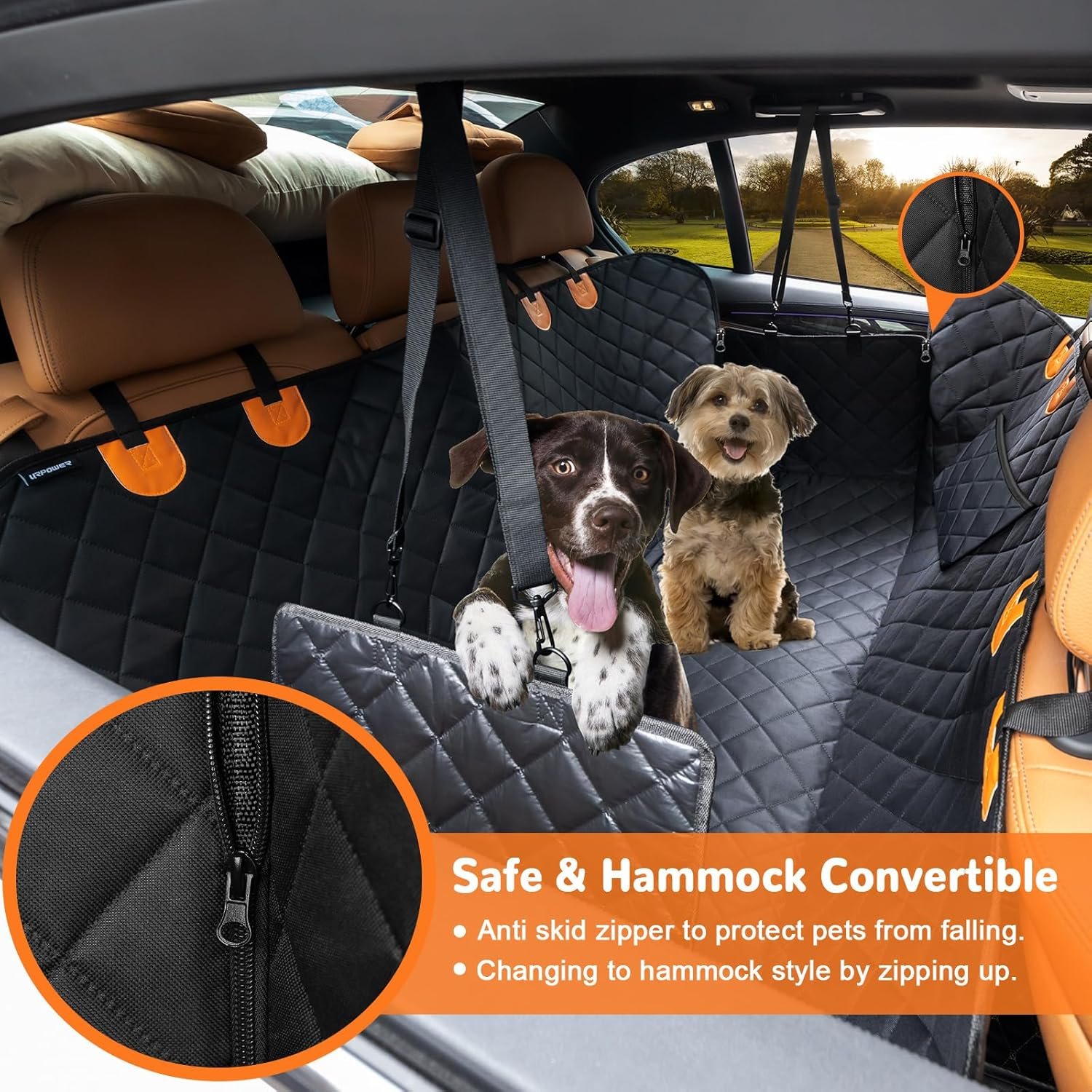 URPOWER Dog Car Seat Cover