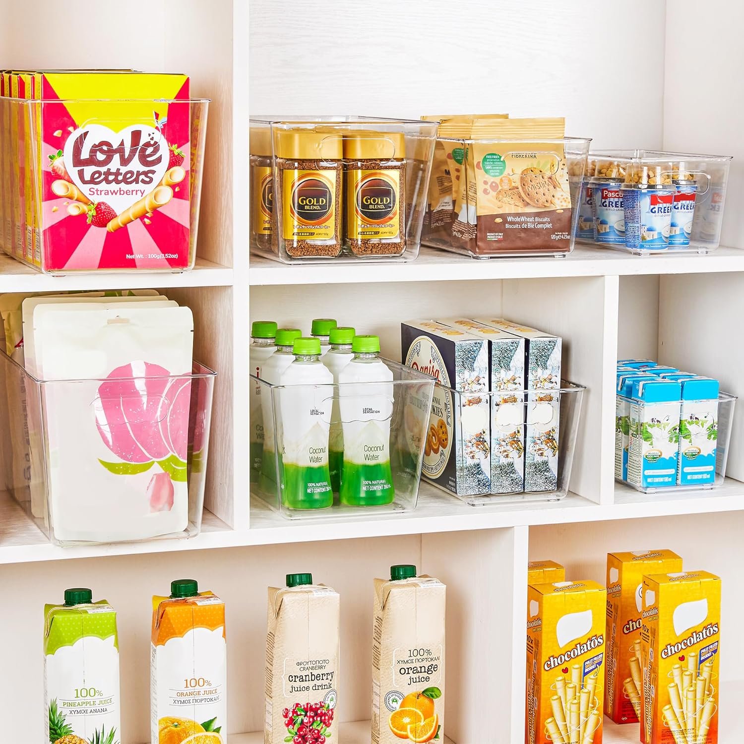 YIHONG Pantry Organizer Bins